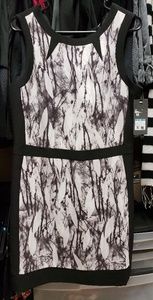 Black and white artsy dress M Medium